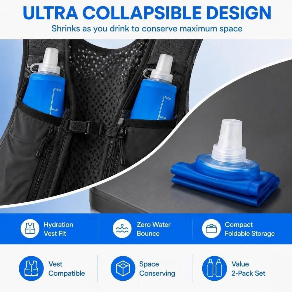 Набор из 2 удобных складных мя – обзор и цена Water Bag Collapsible